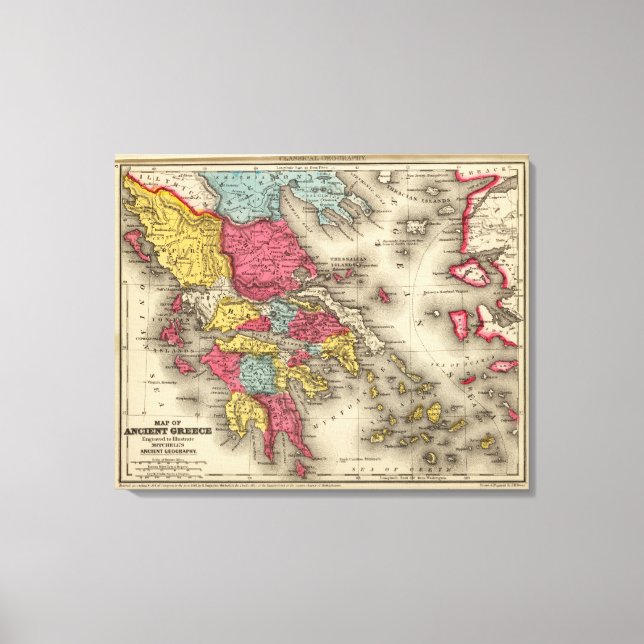 Ancient Greece 2 Canvas Print (Front)