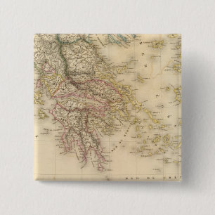 Ancient Greece 3 2 Inch Square Button