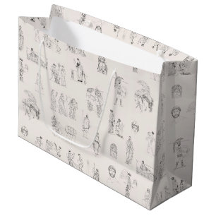 Ancient Greece Classical Greek History Pattern Large Gift Bag