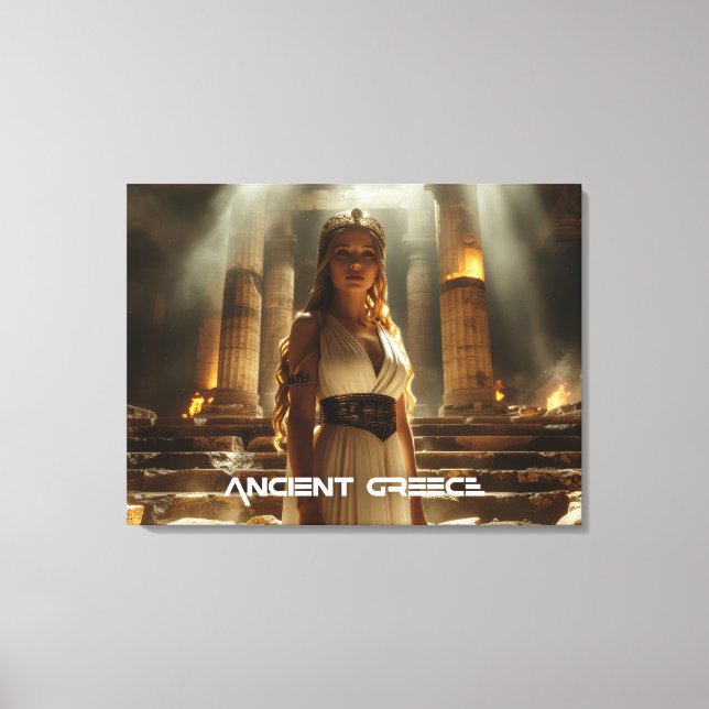 ANCIENT GREECE - GREEK CANVAS PRINT (Front)