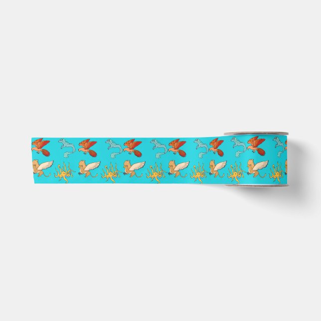 Ancient Greece Mythology Satin Ribbon (Front)