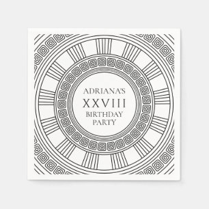 Ancient Greece or Rome themed Birthday Party Napkin