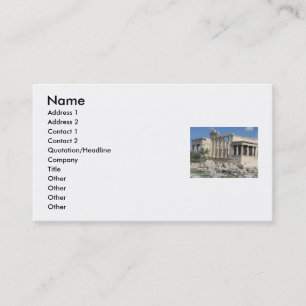Ancient Greece - The Acropolis - Business Card