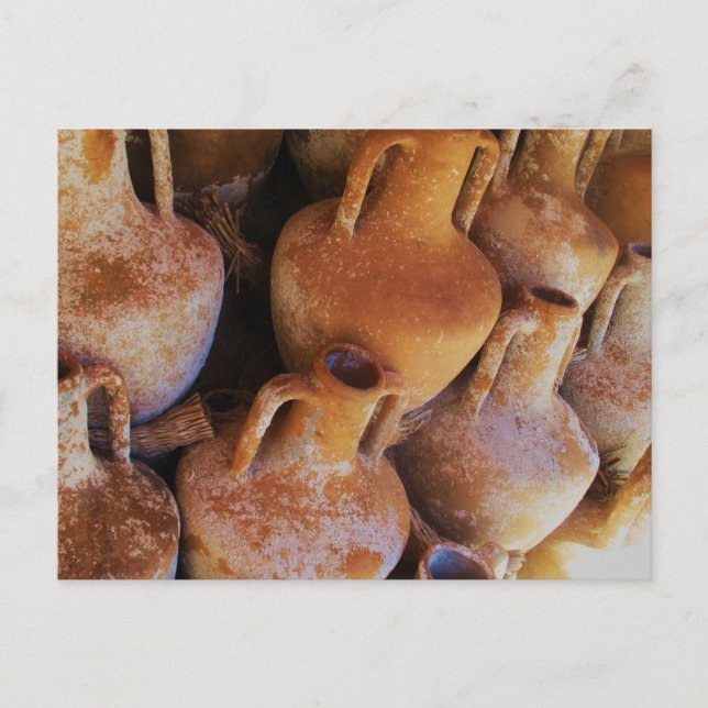 Ancient Greek Amphoras Postcard (Front)