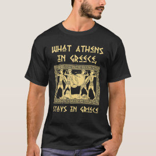 Ancient Greek Athen Mythology and History Buff Ner T-Shirt