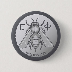 Ancient Greek Bee Tetradrachm Coin from Ephesos 2 Inch Round Button