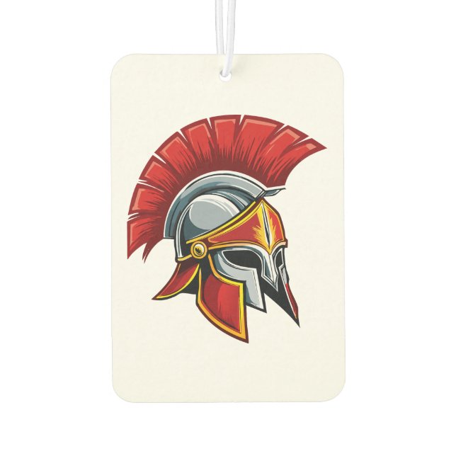 Ancient Greek Corinthian helmet Air Freshener (Back)