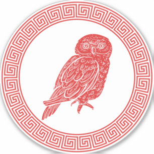 Ancient Greek Design Athena's Owl