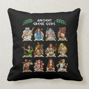 Ancient Greek Gods Throw Pillow