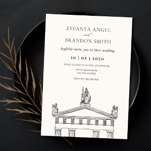 Ancient greek invitation