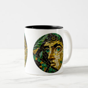 Ancient Greek Mystery Two-Tone Mug, 11 oz Coffee Mug