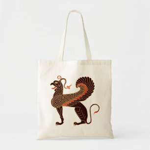 Ancient Greek Mythological Beast Griffin Tote Bag