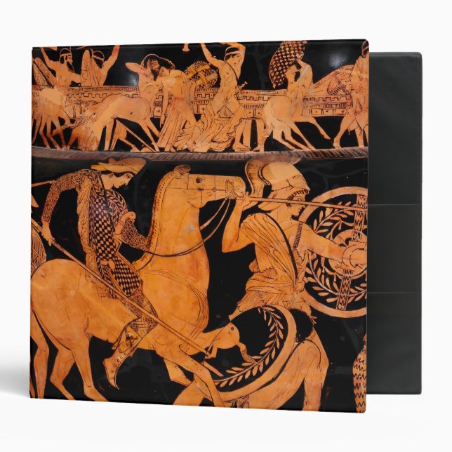 Ancient Greek Red-Figure Pottery Classical Art  Binder (Front/Inside)