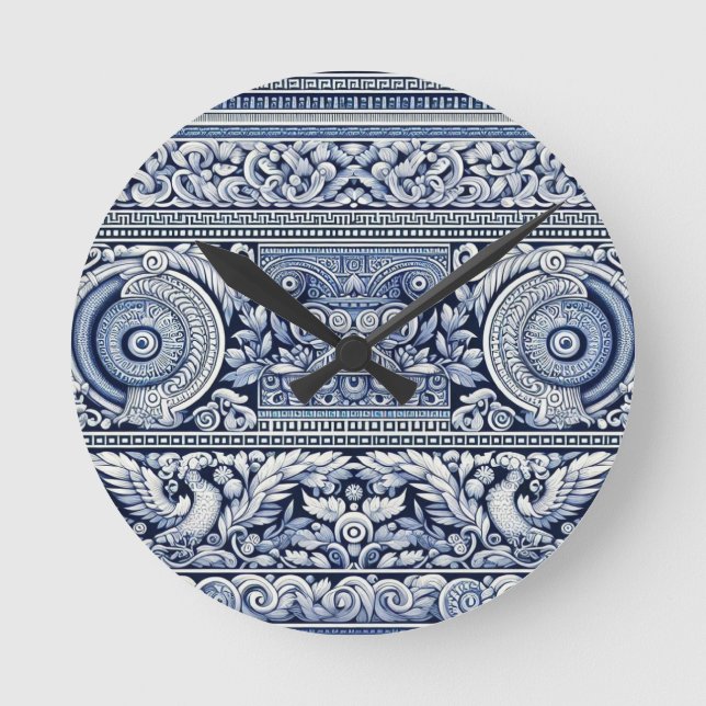 Ancient Greek Round Clock (Front)