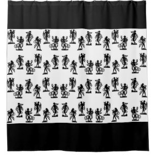 ancient Greek silhouettes of the Muses