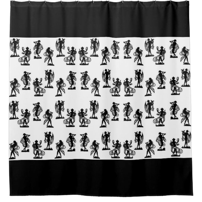 ancient Greek silhouettes of the Muses (Front)