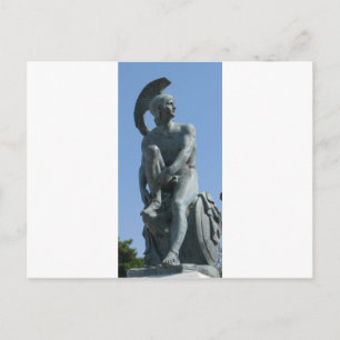 Ancient Greek Soldier in Classical Greece Postcard