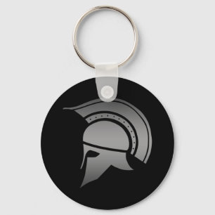 Ancient Greek Spartan Helmet Keychain