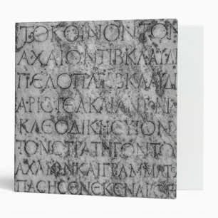 Ancient Greek Typography Photo Binder