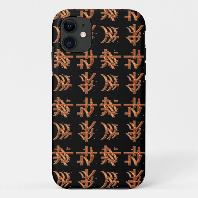 Ancient Historic Chinese Xia Script Design Case-Mate iPhone Case (Back)