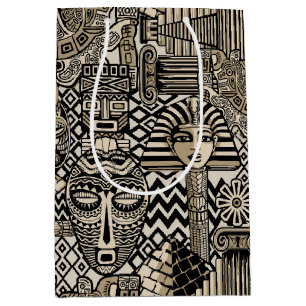 Ancient Historical Symbols Tattoo Style Medium Gift Bag