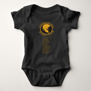 Ancient History - Alexander The Great World Tour Baby Bodysuit