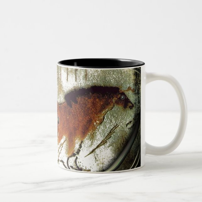 Ancient Horse by Gregory Gallo Two-Tone Coffee Mug (Right)