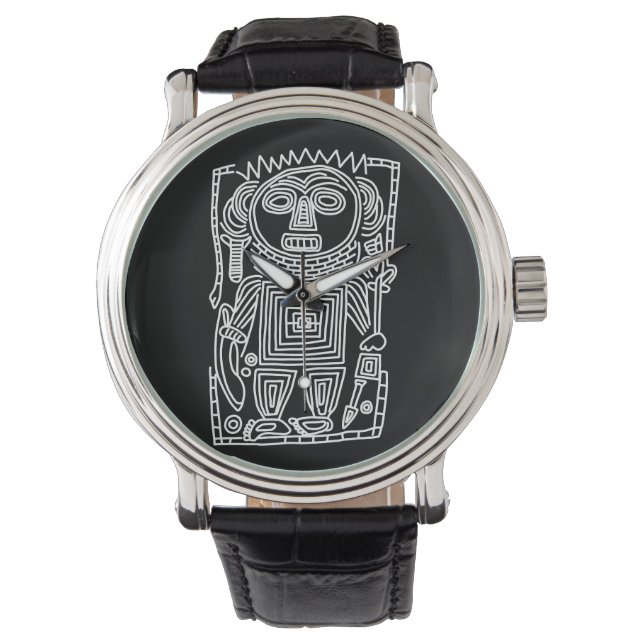 ancient idol petroglyph american native symbol Ind Watch (Front)