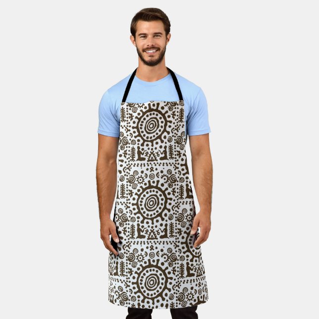 Ancient Inscriptions #10 Apron (Worn)