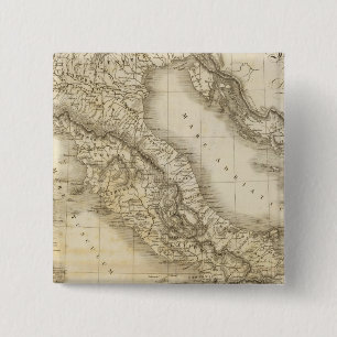 Ancient Italy 2 Inch Square Button