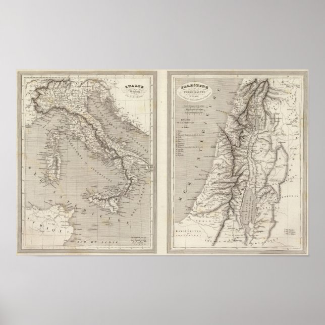 Ancient Italy, Palestine Poster (Front)