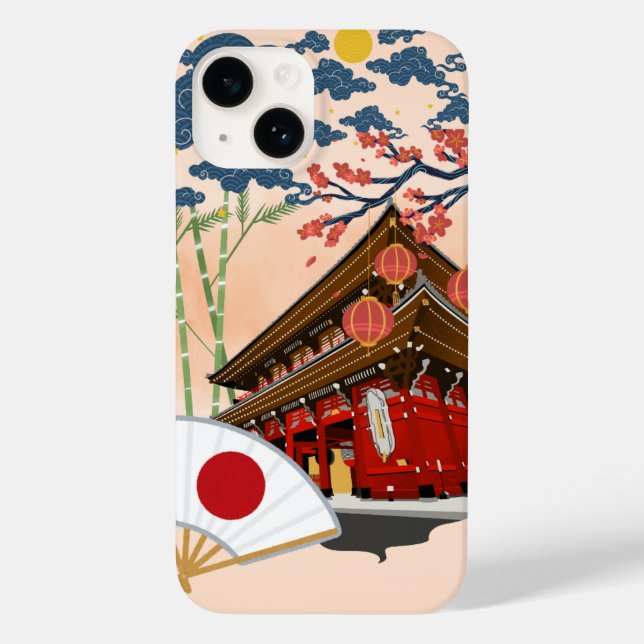 Ancient Japan iPhone 14 Case – Traditional Japanes (Back)