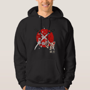 Ancient Japanese Cherry Blossom Samurai Katana Swo Hoodie