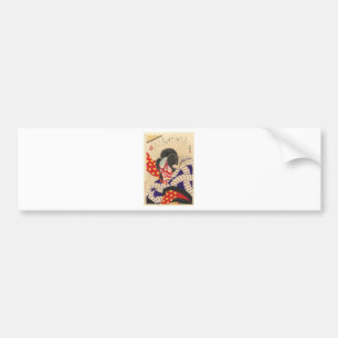 Ancient Japanese Painting circa 1894 Bumper Sticker