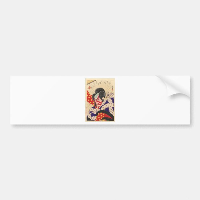 Ancient Japanese Painting circa 1894 Bumper Sticker (Front)
