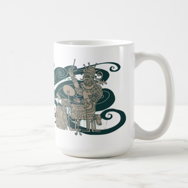 Ancient Jazztecs Coffee Mug (Right)