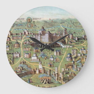 ANCIENT JERUSALEM LARGE CLOCK