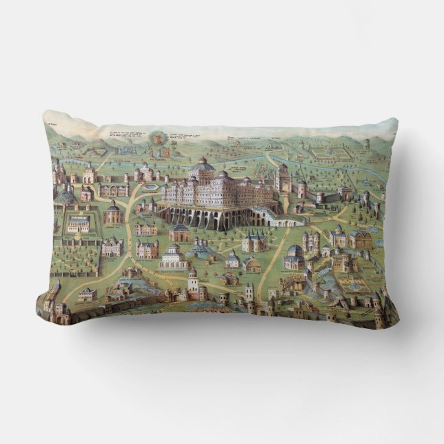 ANCIENT JERUSALEM LUMBAR PILLOW (Front)