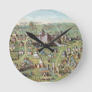 ANCIENT JERUSALEM ROUND CLOCK