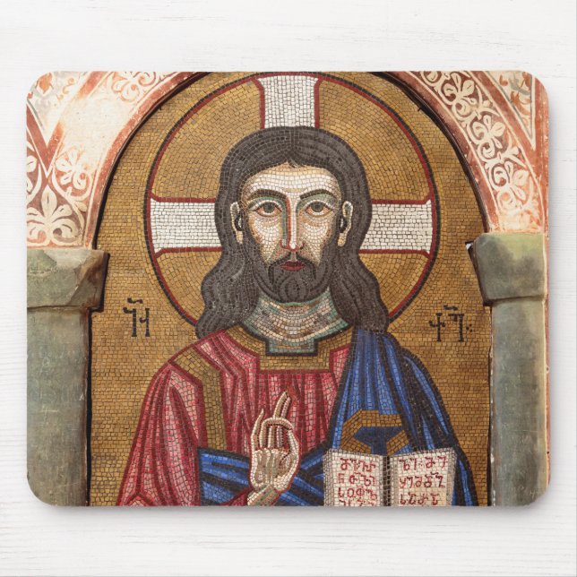 Ancient Jesus Mosaic Mouse Pad (Front)