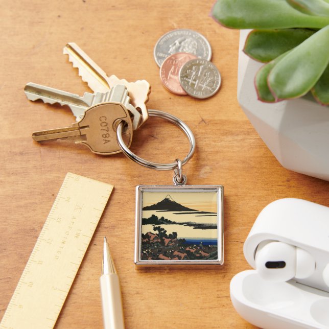 Ancient Kai province | Katsushika Hokusai drawing Keychain (Desk)