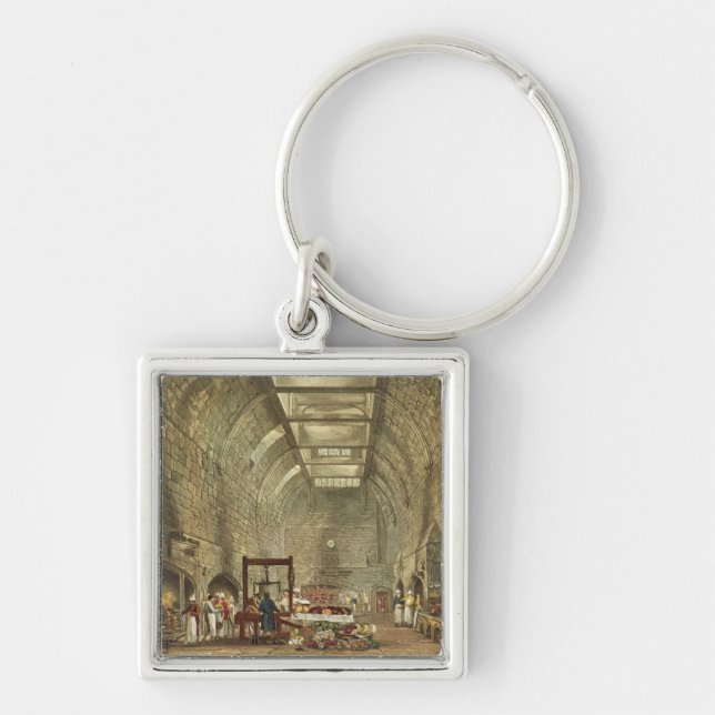 Ancient Kitchen, Windsor Castle, engraved by Willi Keychain (Front)
