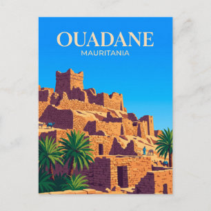 Ancient Ksar of Ouadane Mauritania Postcard