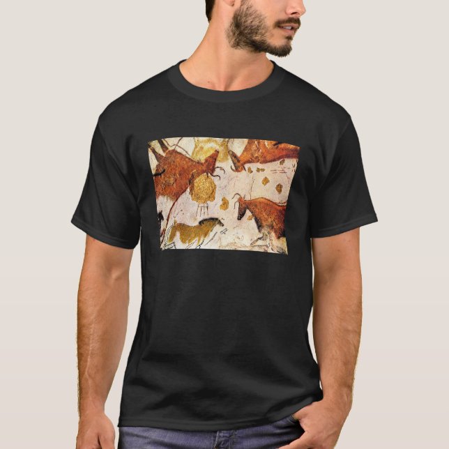 Ancient Lascaux Bulls T-Shirt (Front)