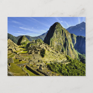 Ancient Machu Picchu, last refuge of the Postcard