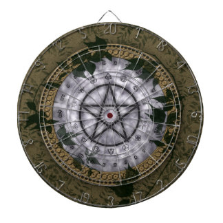 Ancient Magic Pagan Pentacle Dartboard