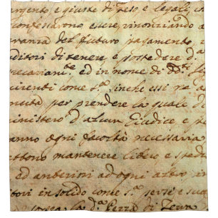 Ancient manuscript of 1700 century written in ink 