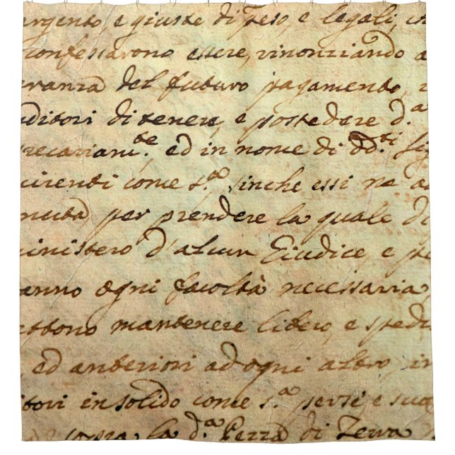 Ancient manuscript of 1700 century written in ink  (Front)