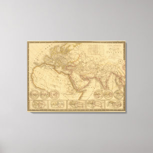 Ancient Map Canvas Print