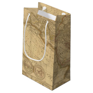 Ancient Map Small Gift Bag